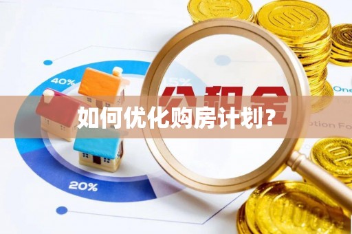 杂多如何优化购房计划？