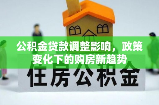 杂多公积金贷款调整影响，政策变化下的购房新趋势