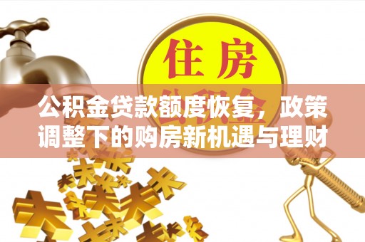 杂多公积金贷款额度恢复，政策调整下的购房新机遇与理财规划