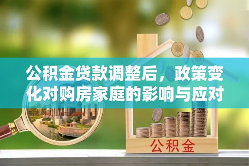 杂多公积金贷款调整后，政策变化对购房家庭的影响与应对策略