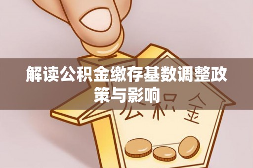 杂多解读公积金缴存基数调整政策与影响