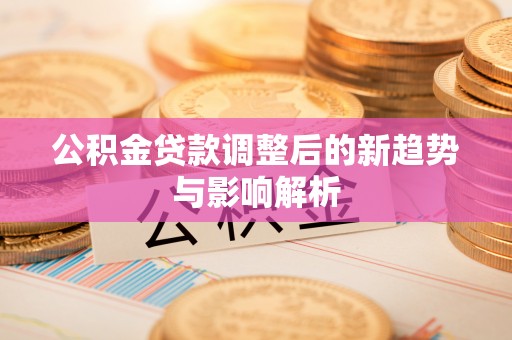 杂多公积金贷款调整后的新趋势与影响解析