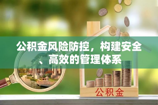 杂多公积金风险防控，构建安全、高效的管理体系