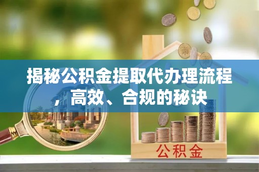 杂多揭秘公积金提取代办理流程，高效、合规的秘诀
