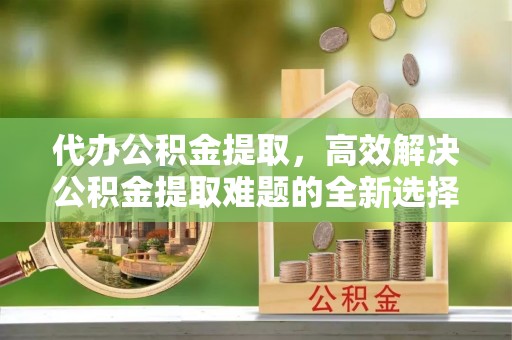 杂多代办公积金提取，高效解决公积金提取难题的全新选择