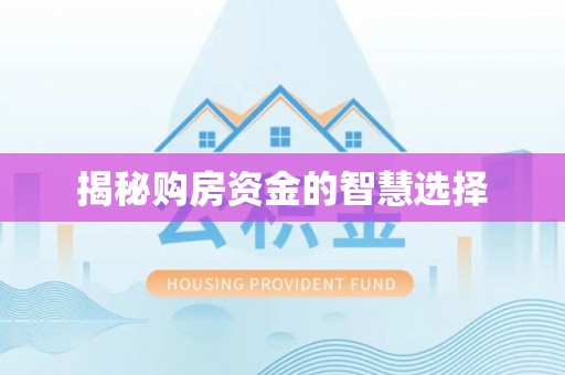 杂多揭秘购房资金的智慧选择
