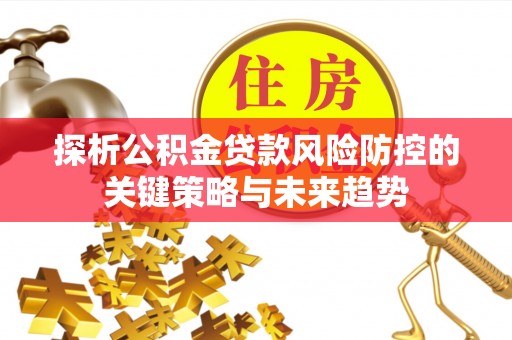 杂多探析公积金贷款风险防控的关键策略与未来趋势