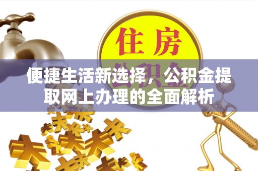 杂多便捷生活新选择，公积金提取网上办理的全面解析