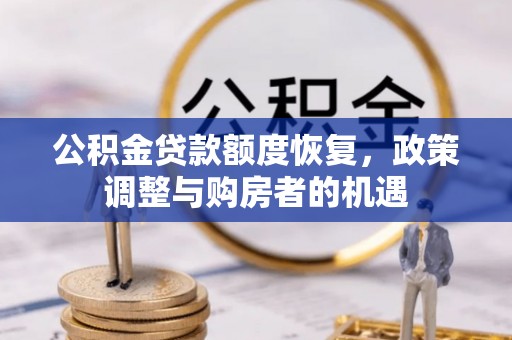杂多公积金贷款额度恢复，政策调整与购房者的机遇