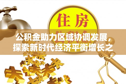 杂多公积金助力区域协调发展，探索新时代经济平衡增长之道