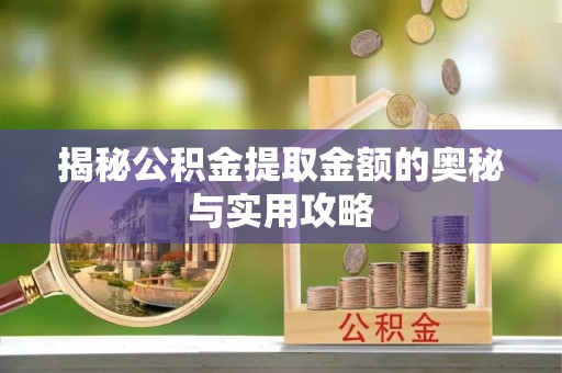 杂多揭秘公积金提取金额的奥秘与实用攻略