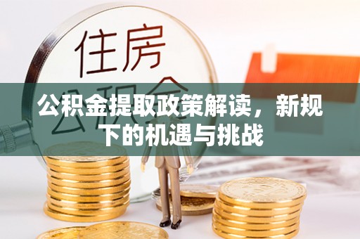 杂多公积金提取政策解读，新规下的机遇与挑战