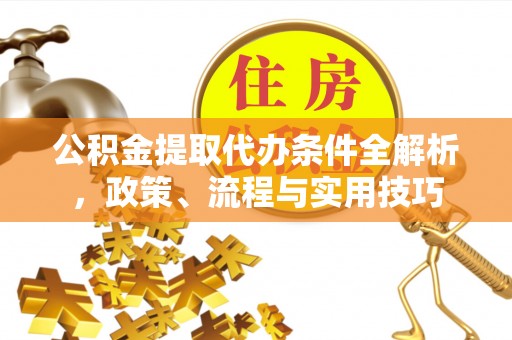 杂多公积金提取代办条件全解析，政策、流程与实用技巧