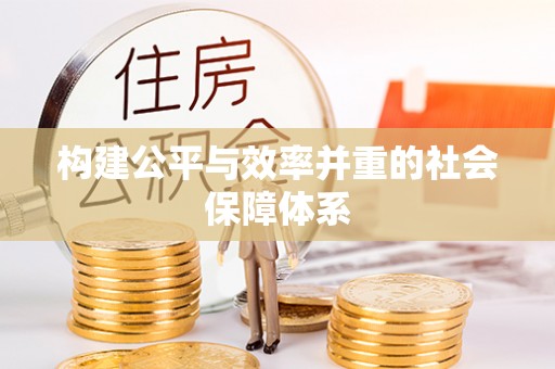 杂多构建公平与效率并重的社会保障体系
