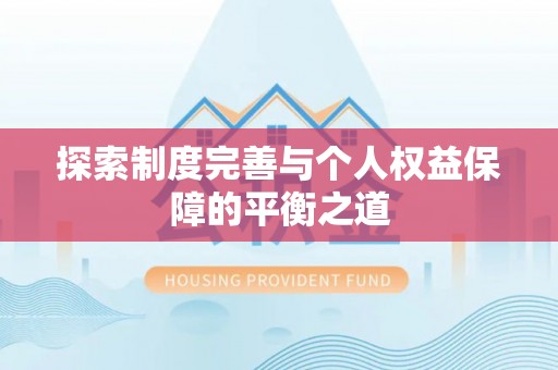杂多探索制度完善与个人权益保障的平衡之道