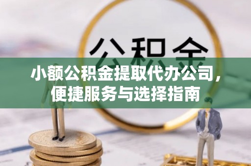 杂多小额公积金提取代办公司，便捷服务与选择指南