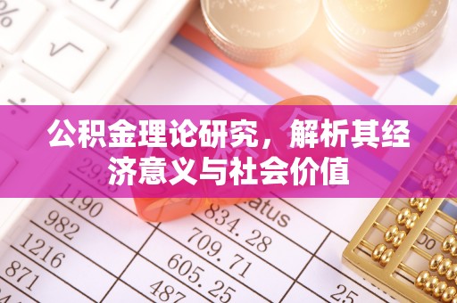 杂多公积金理论研究，解析其经济意义与社会价值