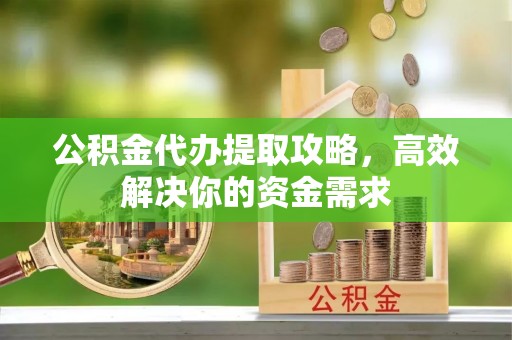 杂多公积金代办提取攻略，高效解决你的资金需求