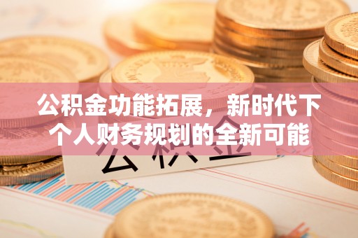 杂多公积金功能拓展，新时代下个人财务规划的全新可能