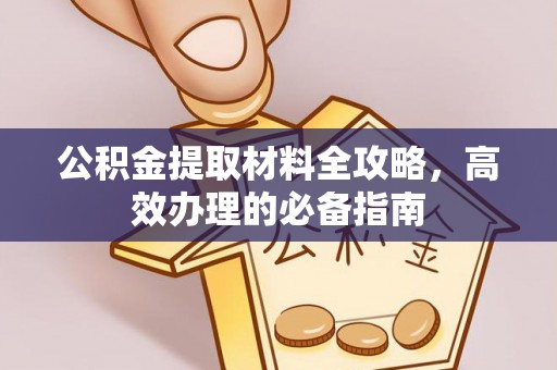 杂多公积金提取材料全攻略，高效办理的必备指南