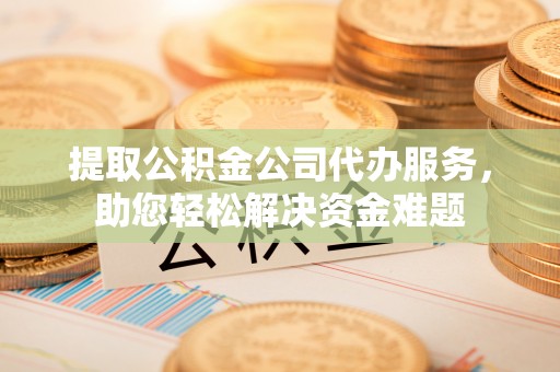 杂多提取公积金公司代办服务，助您轻松解决资金难题