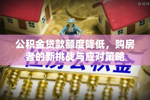 杂多公积金贷款额度降低，购房者的新挑战与应对策略
