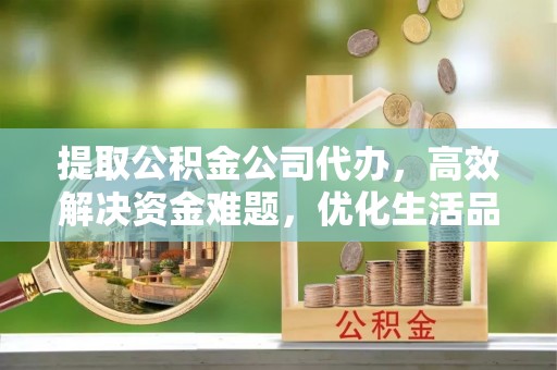 杂多提取公积金公司代办，高效解决资金难题，优化生活品质