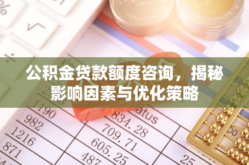 杂多公积金贷款额度咨询，揭秘影响因素与优化策略