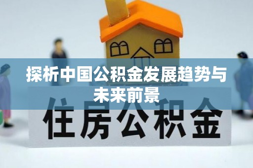 杂多探析中国公积金发展趋势与未来前景