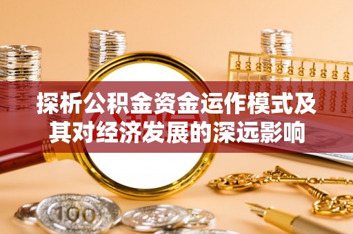 杂多探析公积金资金运作模式及其对经济发展的深远影响