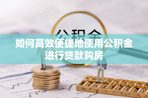 杂多如何高效便捷地使用公积金进行贷款购房