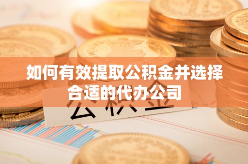 杂多如何有效提取公积金并选择合适的代办公司