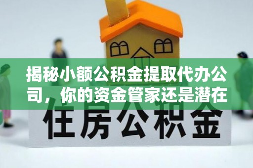 杂多揭秘小额公积金提取代办公司，你的资金管家还是潜在陷阱？
