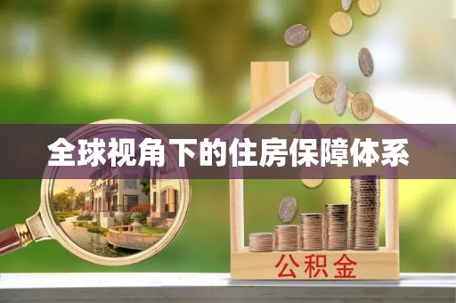 杂多全球视角下的住房保障体系